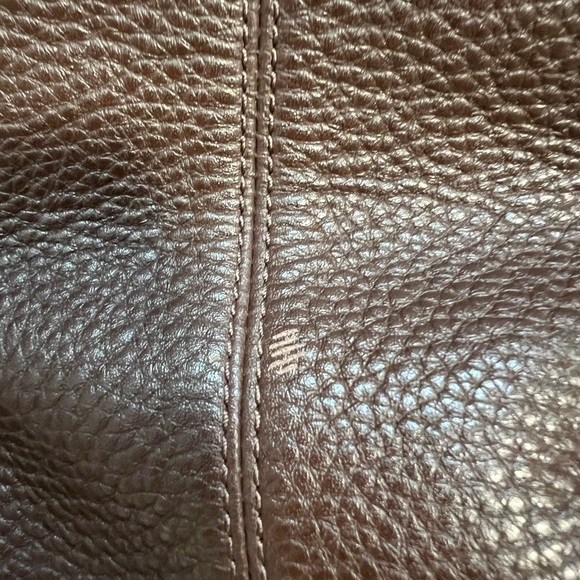 Dark brown pebbled leather coach hobo bag - Picture 6 of 6